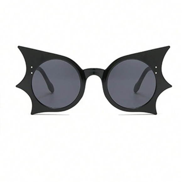 Halloween Spiderweb Bat Black Sunglasses Retro Pinup Fairygrunge Whimsygoth - Picture 2 of 7